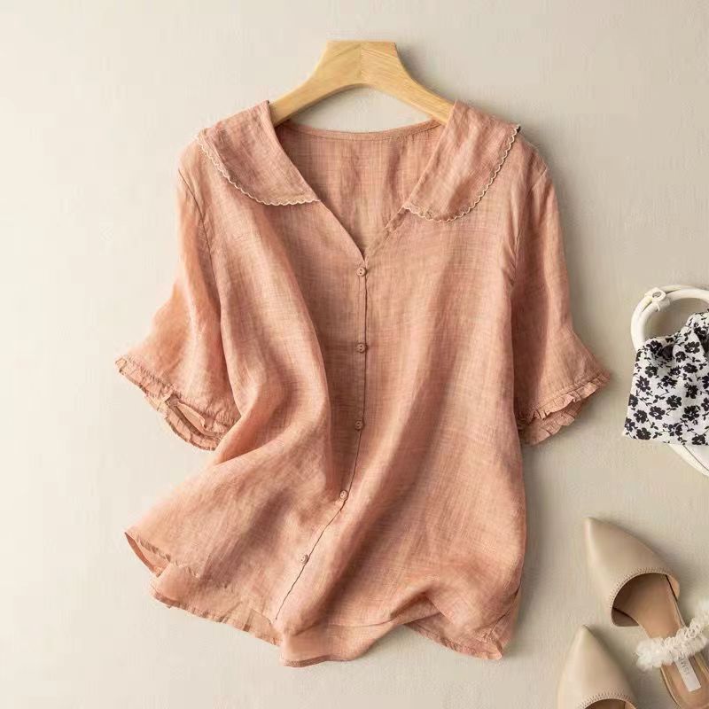 Blandine – Blouse avec détails boutonnés femme