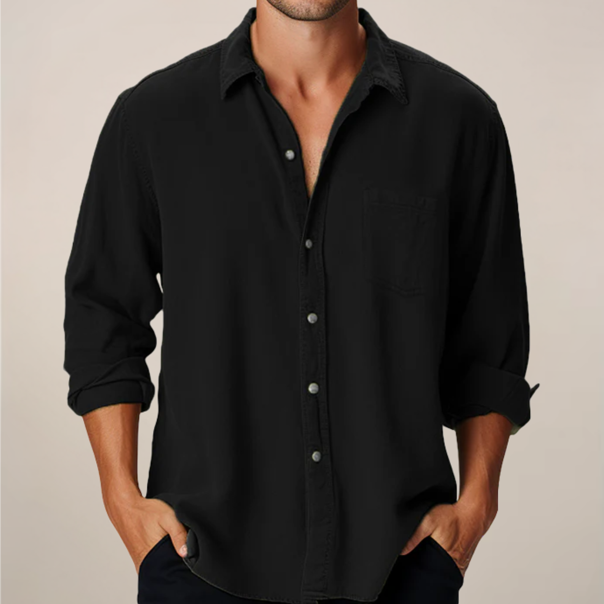Gabriel – Chemise classique à manches longues homme