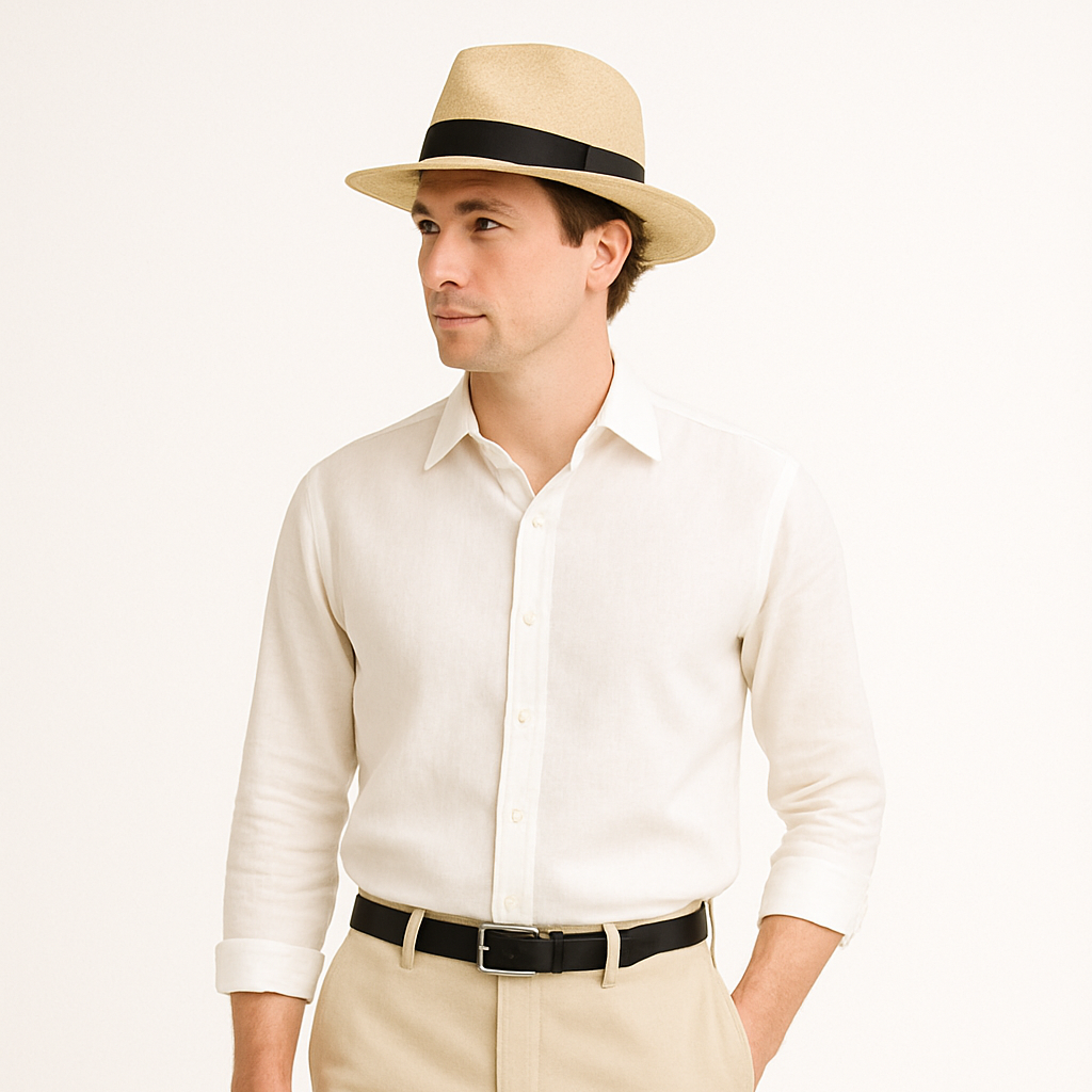 Louis – Chapeau panama au style intemporel homme