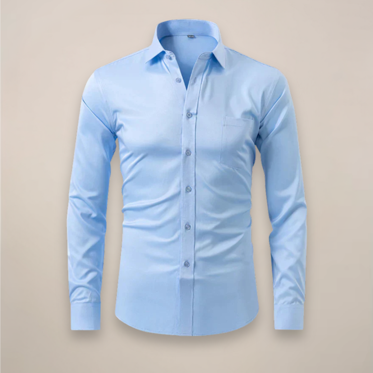 Thomas – Chemise à manches longues coupe ajustée homme