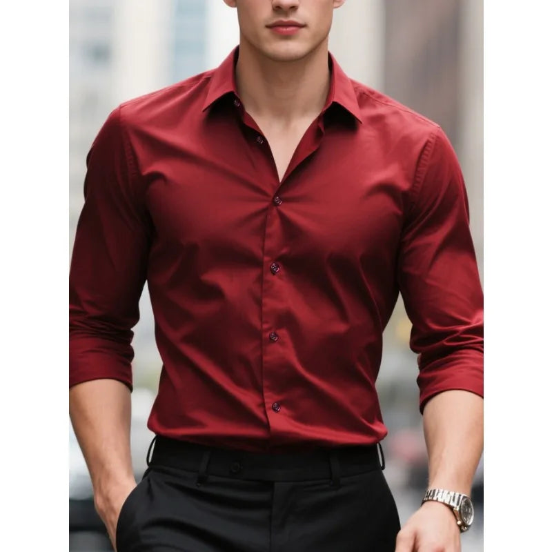 Lucas – Chemise slim fit à boutons homme