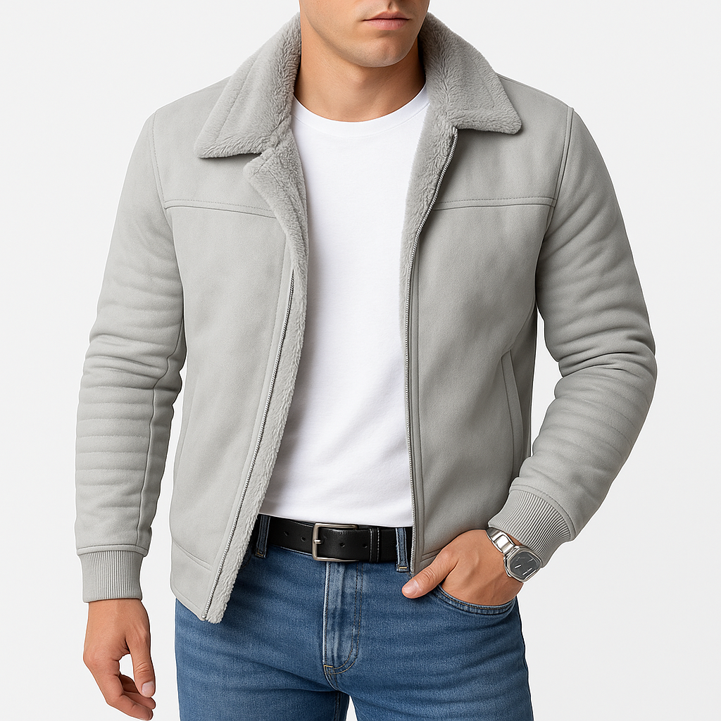 Lucas – Manteau d’hiver avec col homme