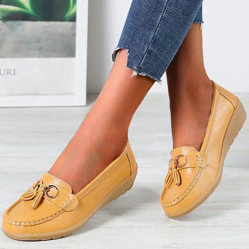 Mocassins femme en cuir souple et respirant 3