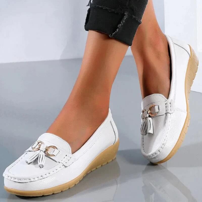Mocassins femme en cuir souple et respirant 7