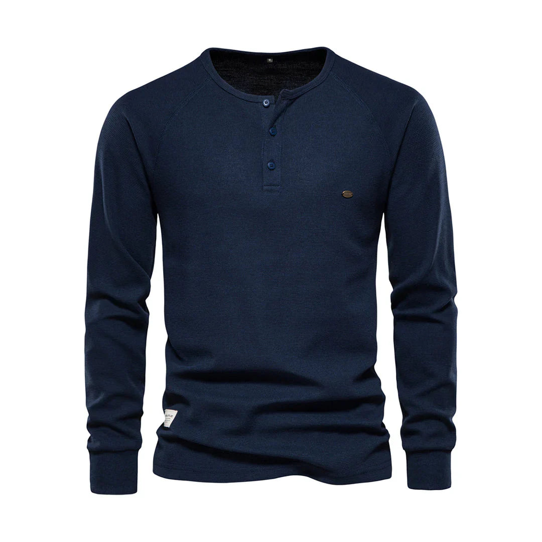 T-shirt pour homme automne respirant léger en mélange de coton avec coupe regular Étienne