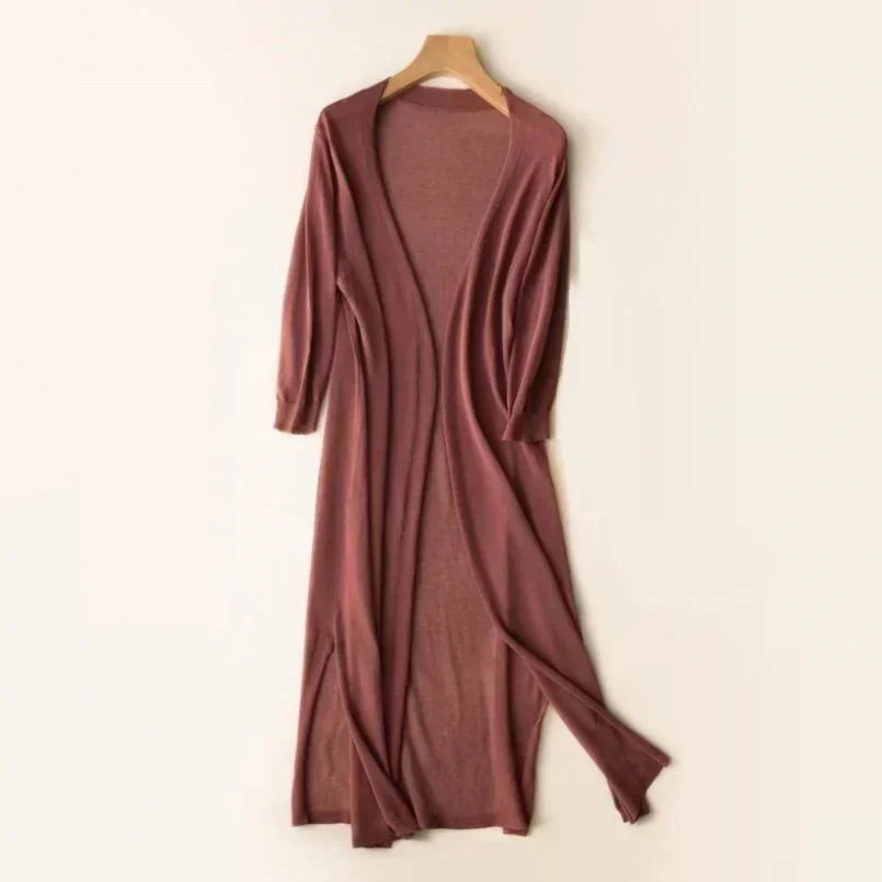 Léna – Gilet long femme