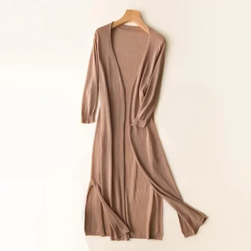 Léna – Gilet long femme