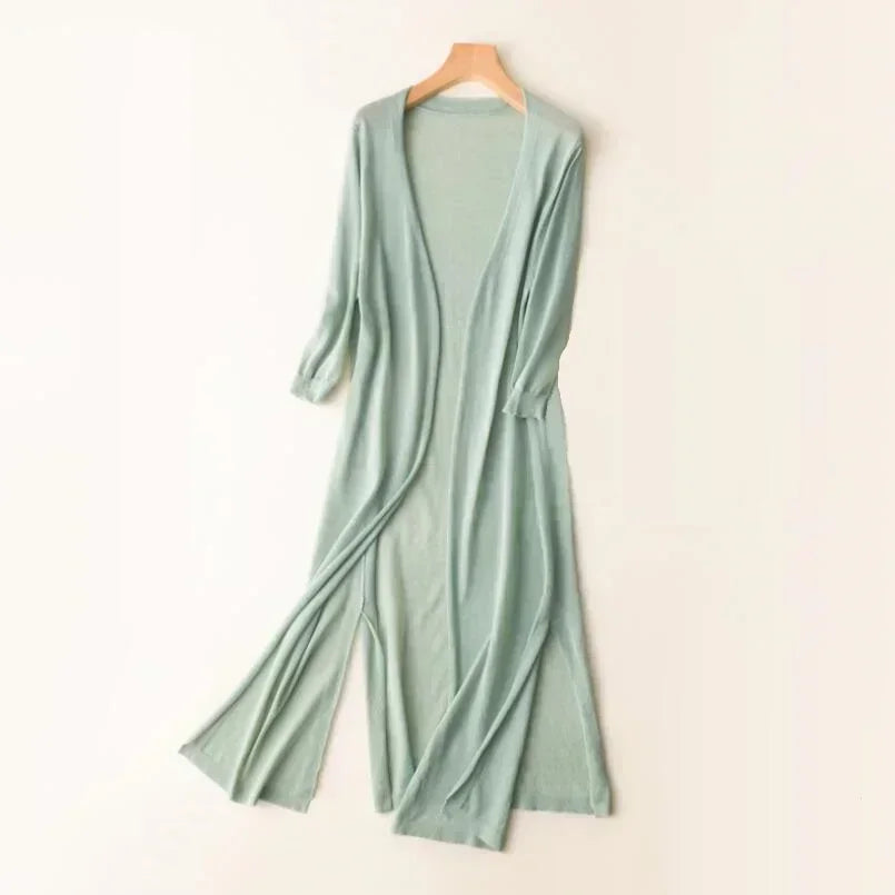 Léna – Gilet long femme
