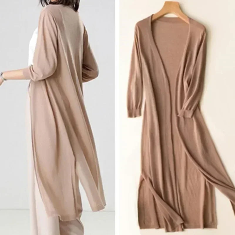 Léna – Gilet long femme