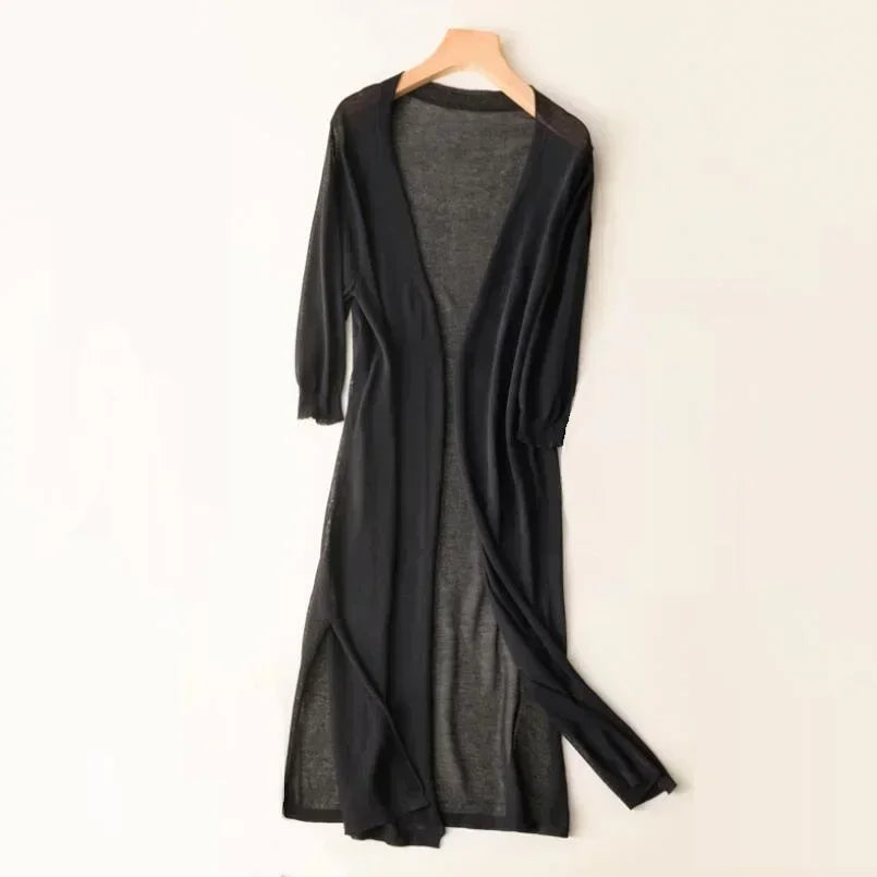 Léna – Gilet long femme