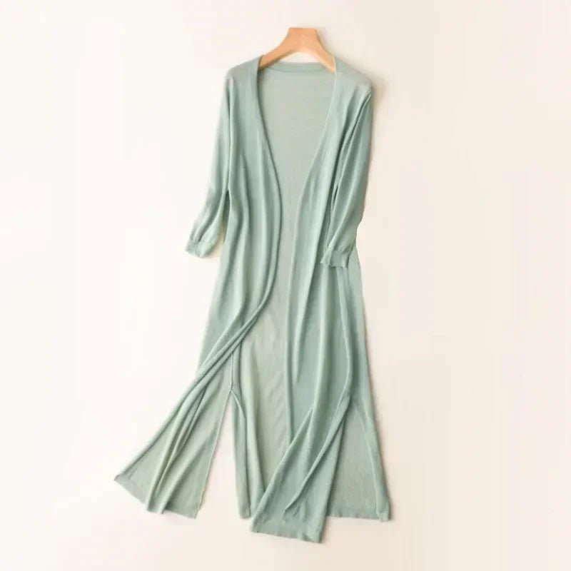Léna – Gilet long femme