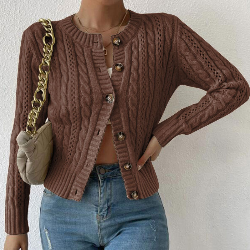 Juliette – Gilet femme à torsades