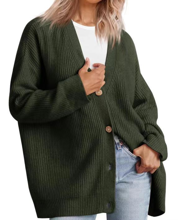 Anaïs – Gilet femme oversize à rayures