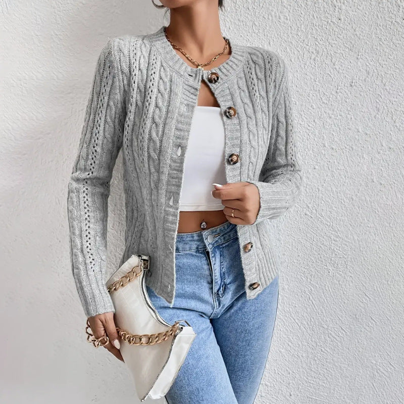 Juliette – Gilet femme à torsades