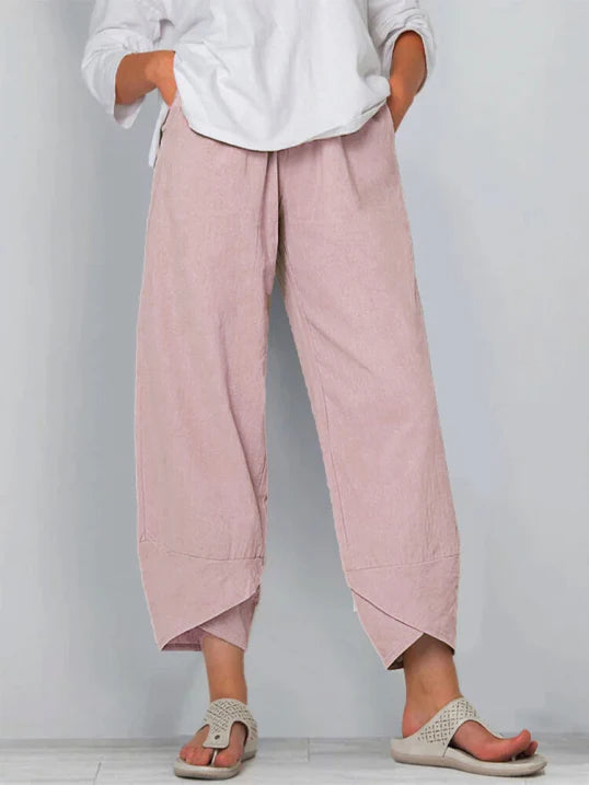 Nathalie – Pantalon légèrement raccourci femme