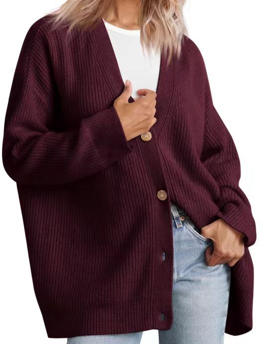 Anaïs – Gilet femme oversize à rayures