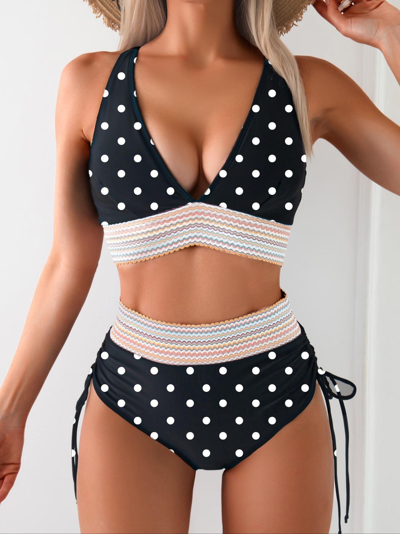 Maillot de bain une pièce sculptant à effet push-up et décolleté en V