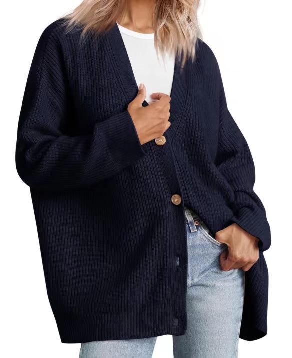Anaïs – Gilet femme oversize à rayures