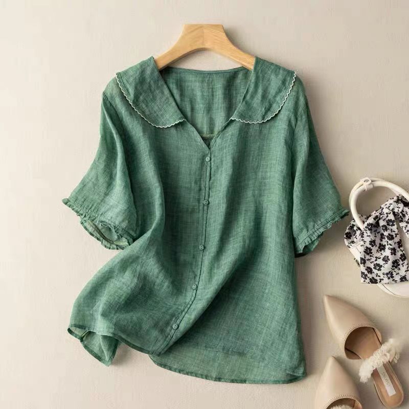 Blandine – Blouse avec détails boutonnés femme