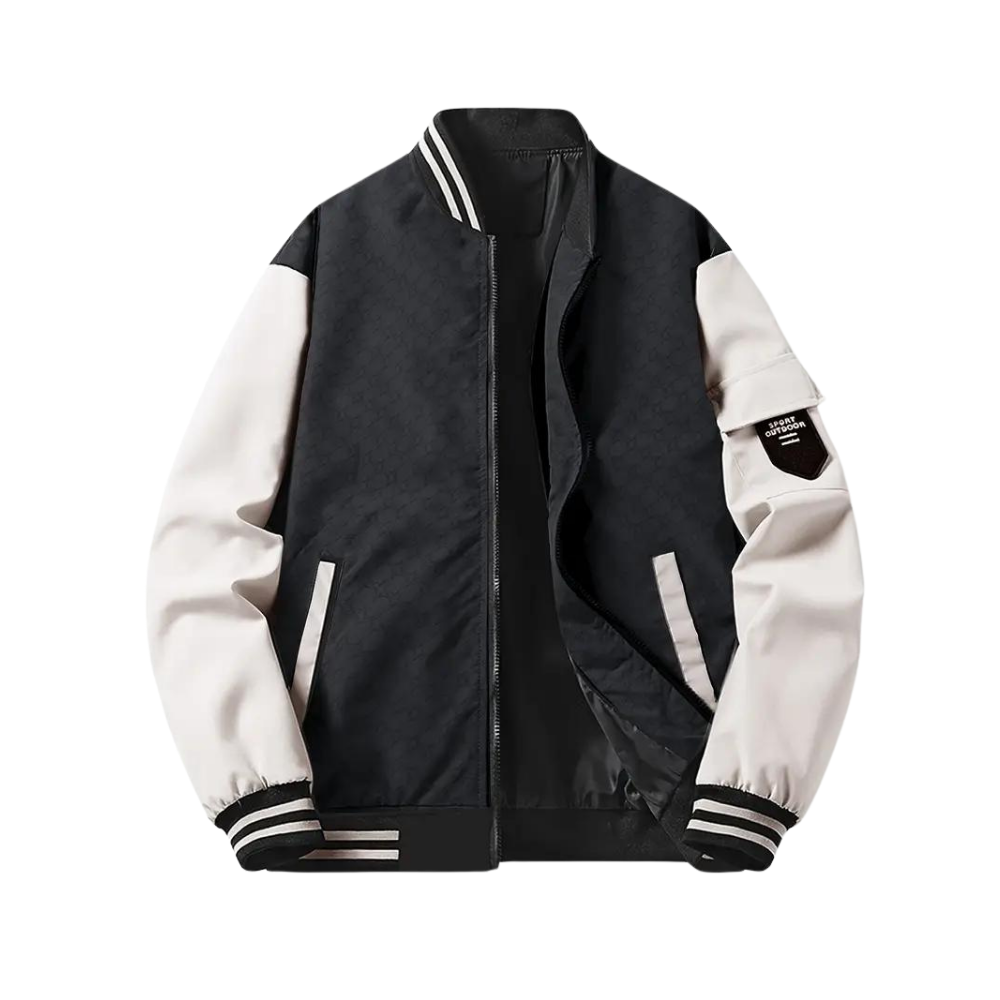 Blouson bomber léger et respirant pour homme automne en polyester à coupe régulière Olivier