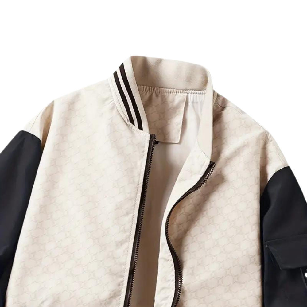 Blouson bomber léger et respirant pour homme automne en polyester à coupe régulière Olivier