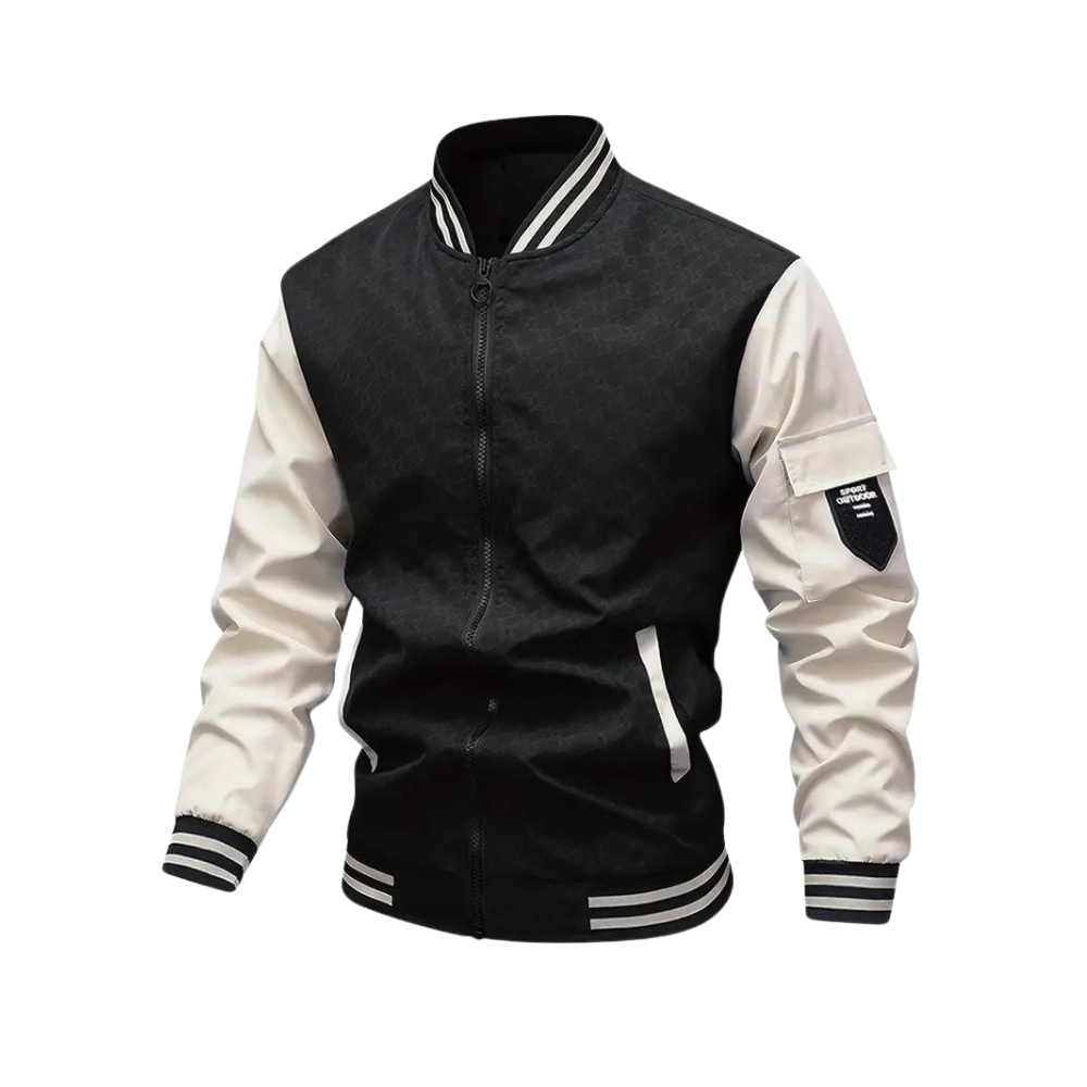 Blouson bomber léger et respirant pour homme automne en polyester à coupe régulière Olivier