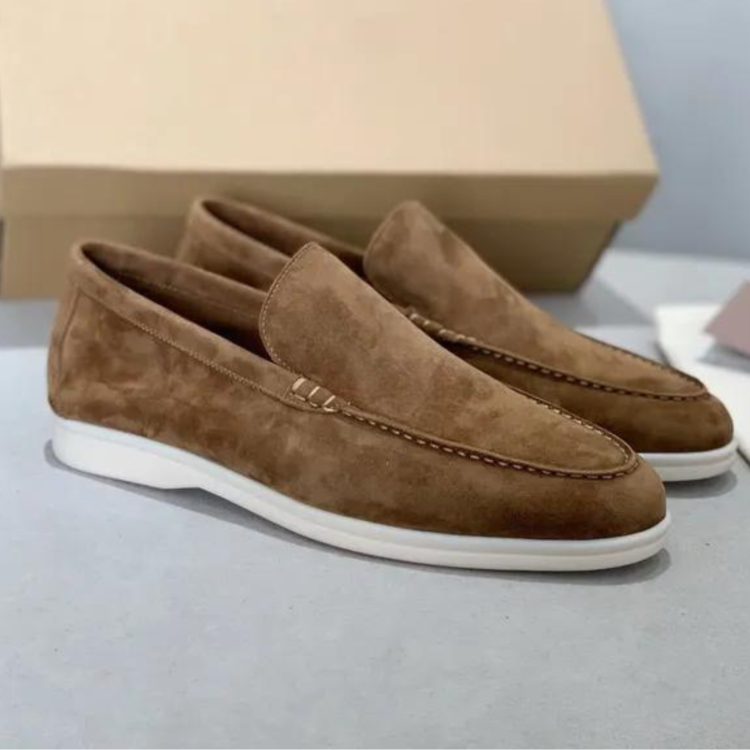 Sébastien – Mocassins en suède homme