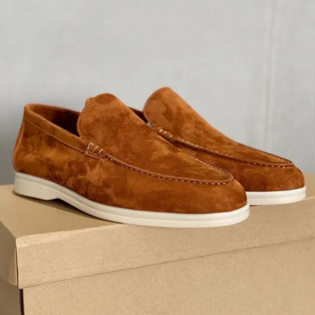 Sébastien – Mocassins en suède homme