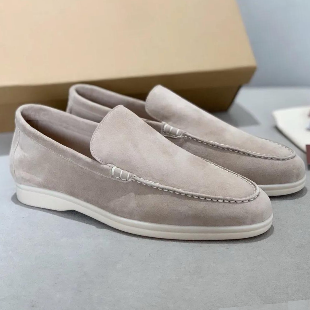 Sébastien – Mocassins en suède homme