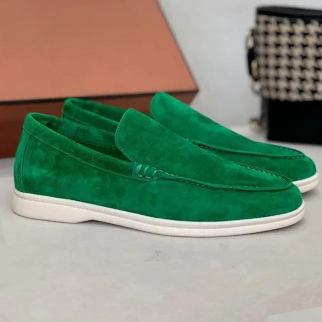 Sébastien – Mocassins en suède homme