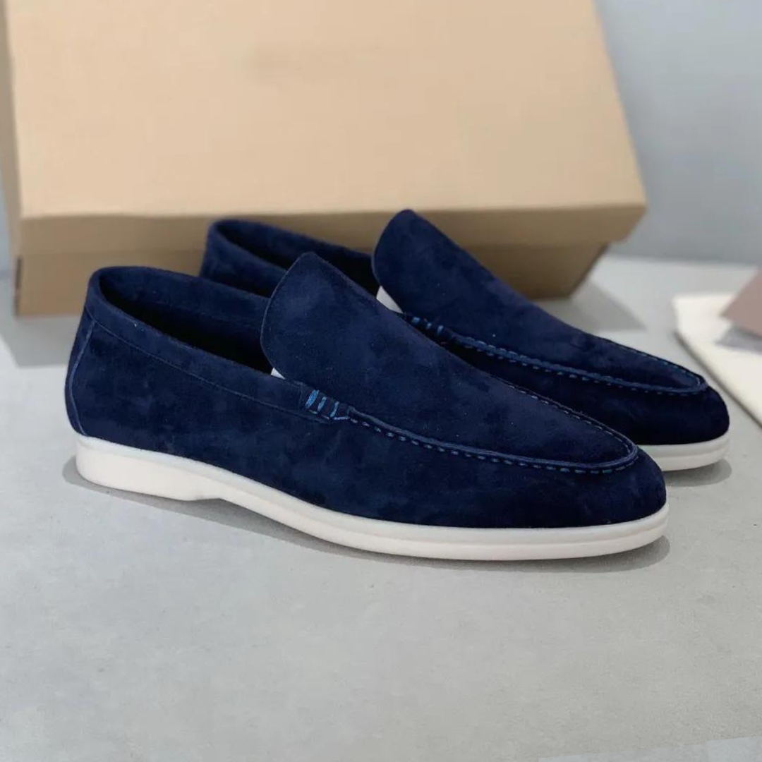 Sébastien – Mocassins en suède homme