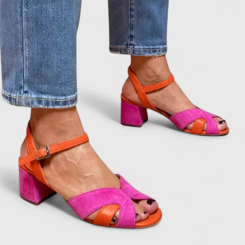 Isaline – Sandales à talon bloc femme