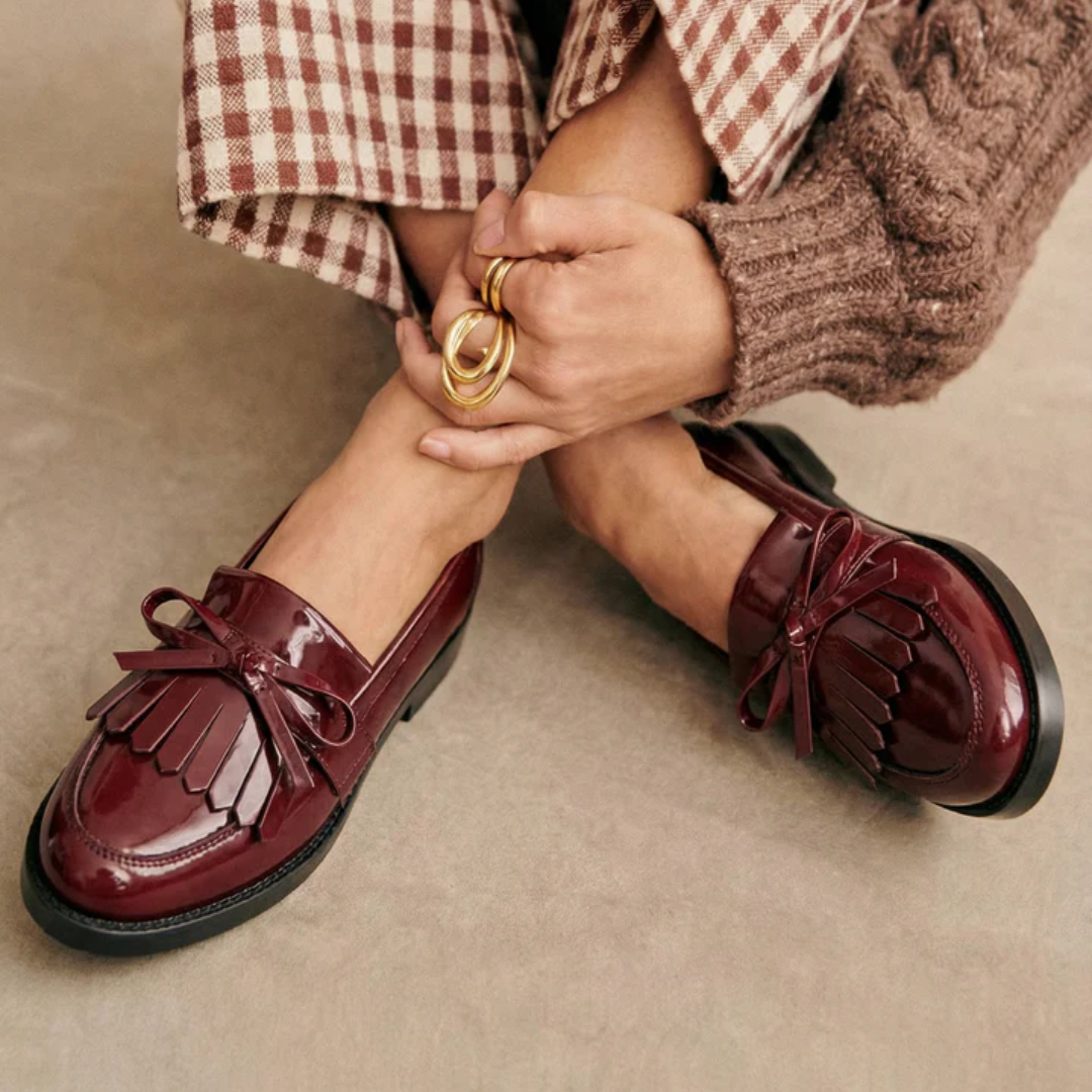 Mocassins femme à nœud élégants et confortables 2