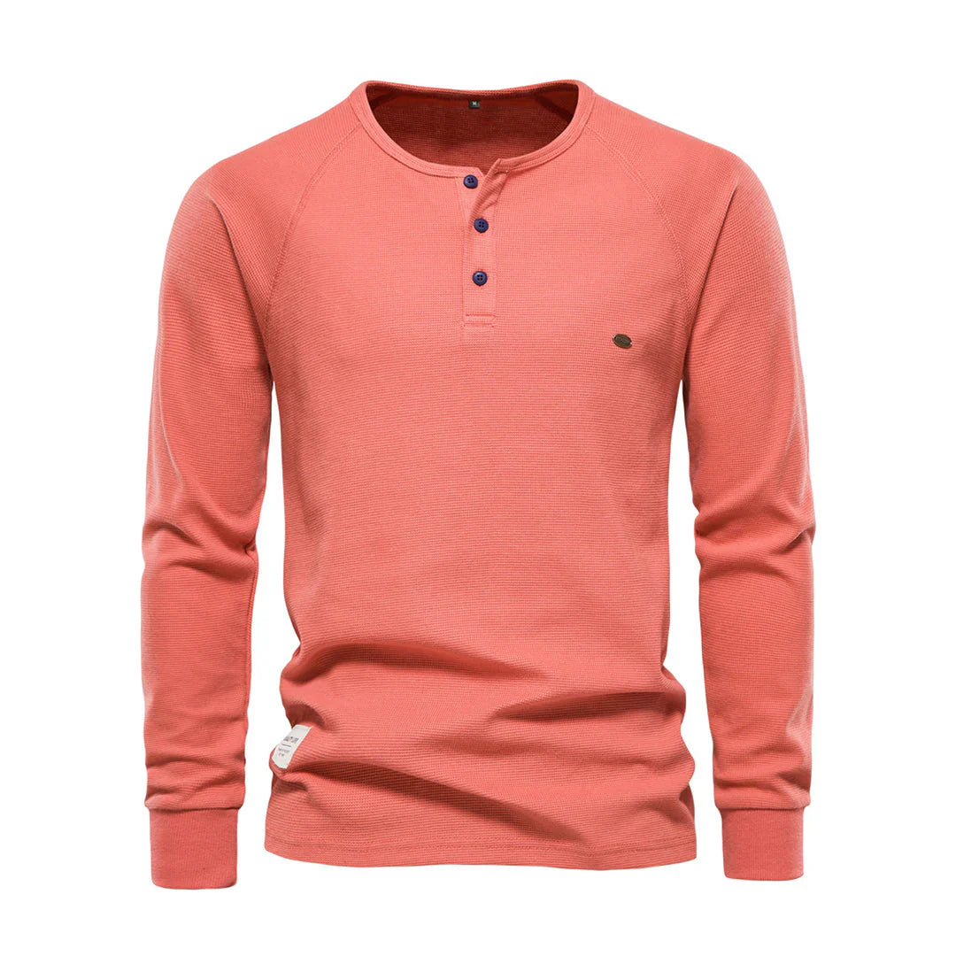 T-shirt pour homme automne respirant léger en mélange de coton avec coupe regular Étienne
