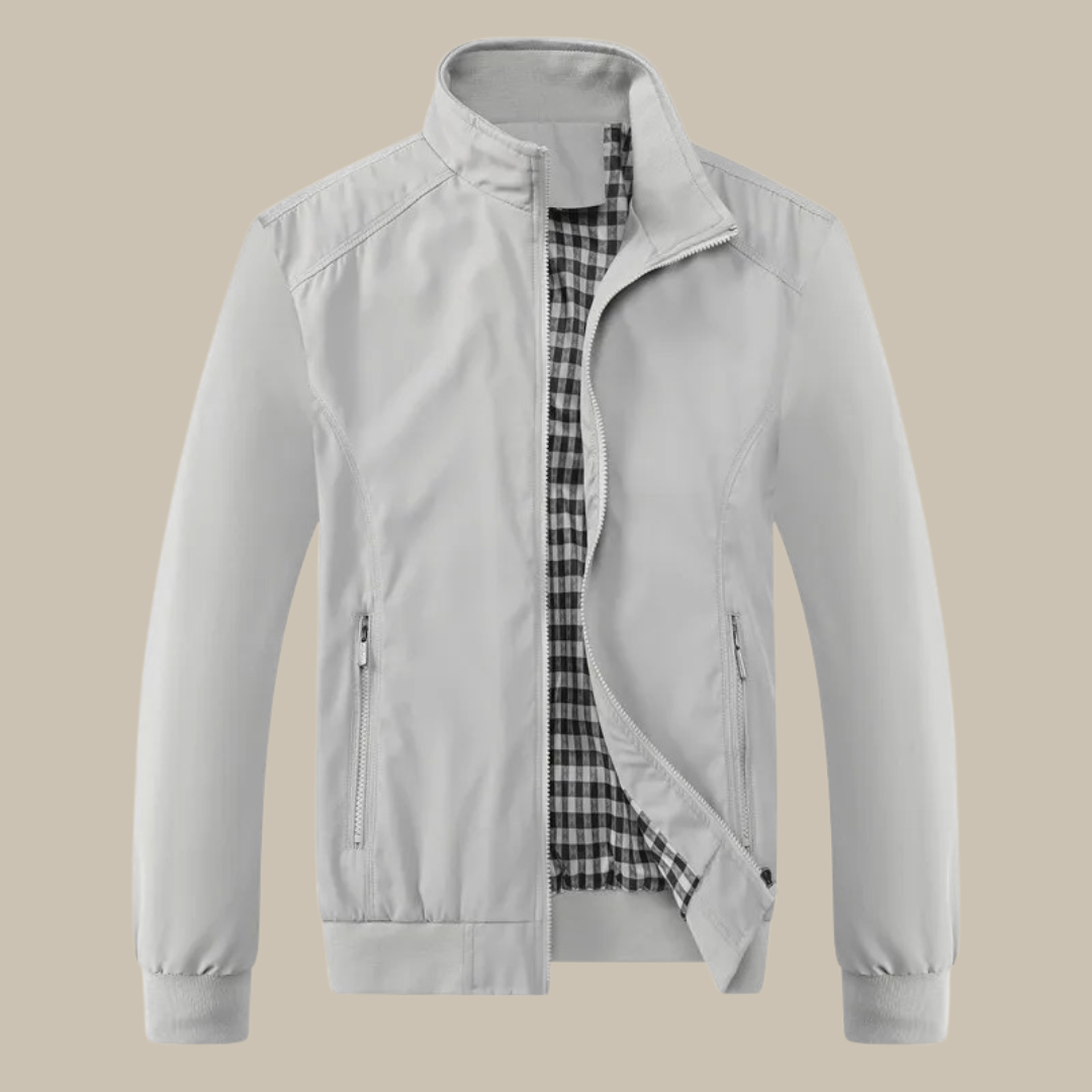 Séverin – Veste coupe-vent homme automne col montant