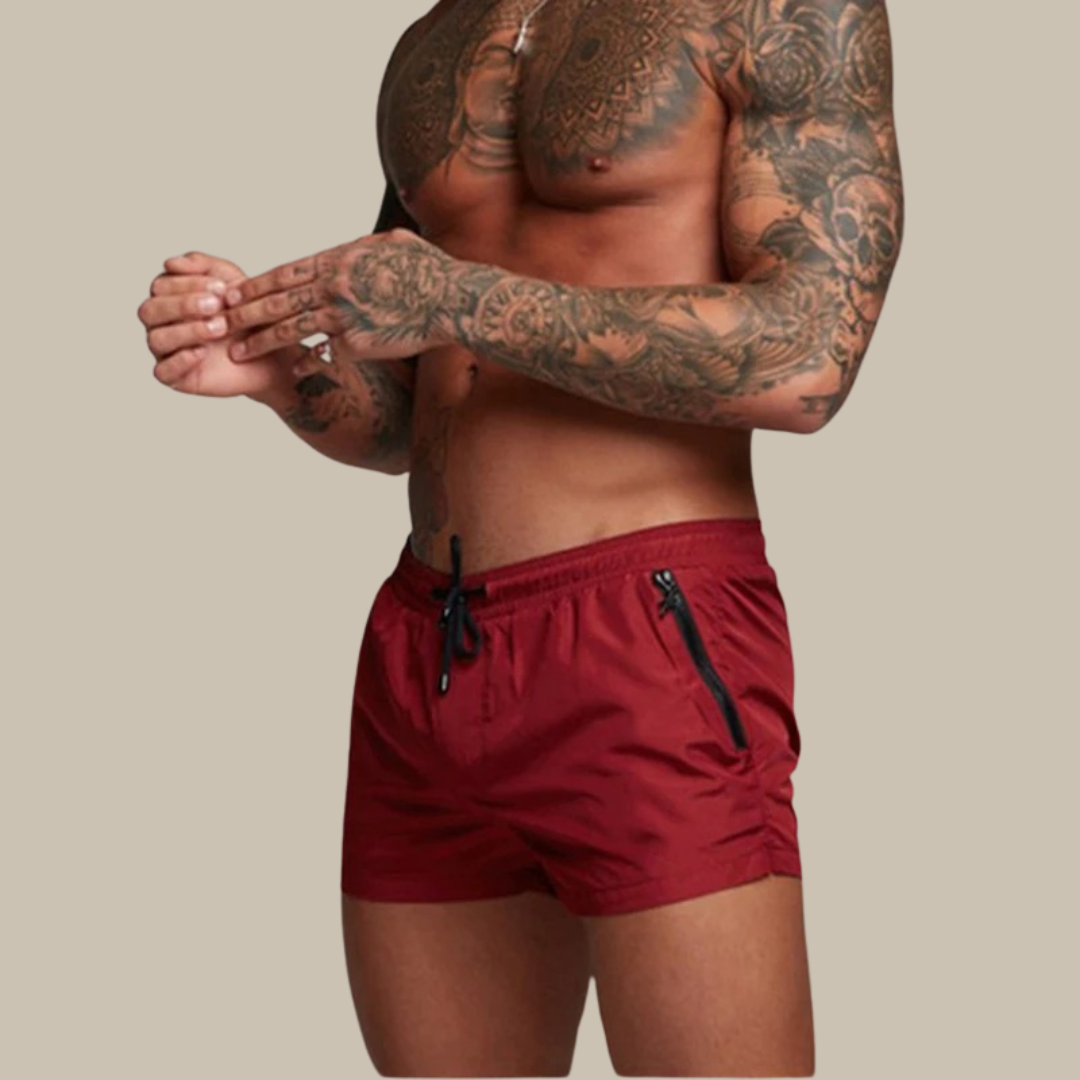 Gaspard – Short de bain court extensible homme