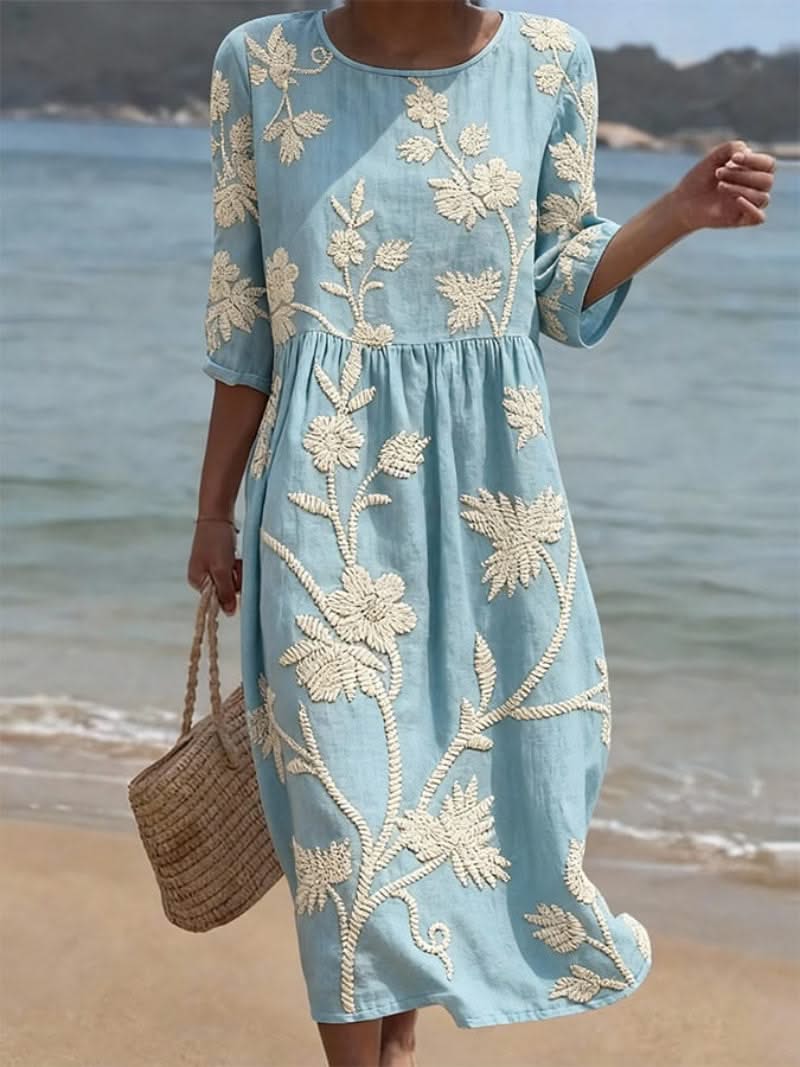 Margaux – Robe d'été vintage décontractée femme