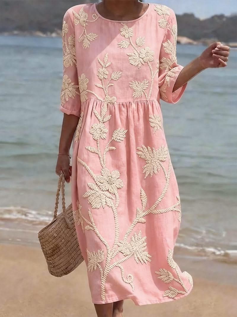 Margaux – Robe d'été vintage décontractée femme