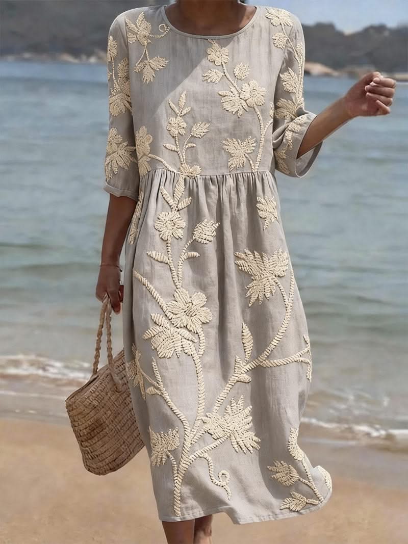 Margaux – Robe d'été vintage décontractée femme