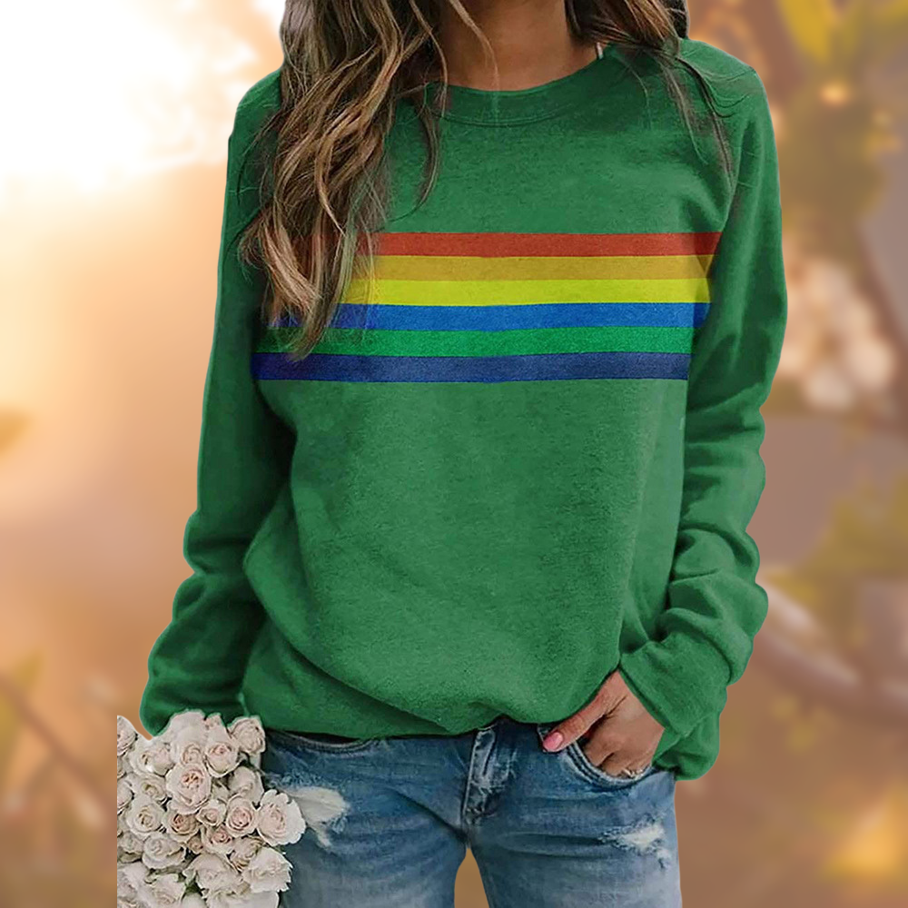 Manon – Sweatshirt femme à rayures