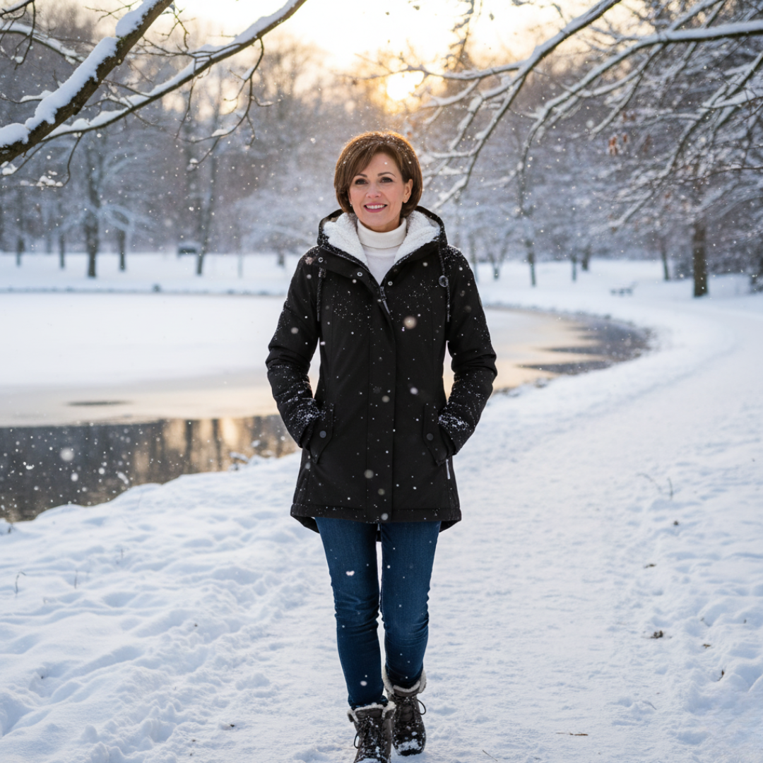 Camille – Manteau femme hiver avec doublure chaude