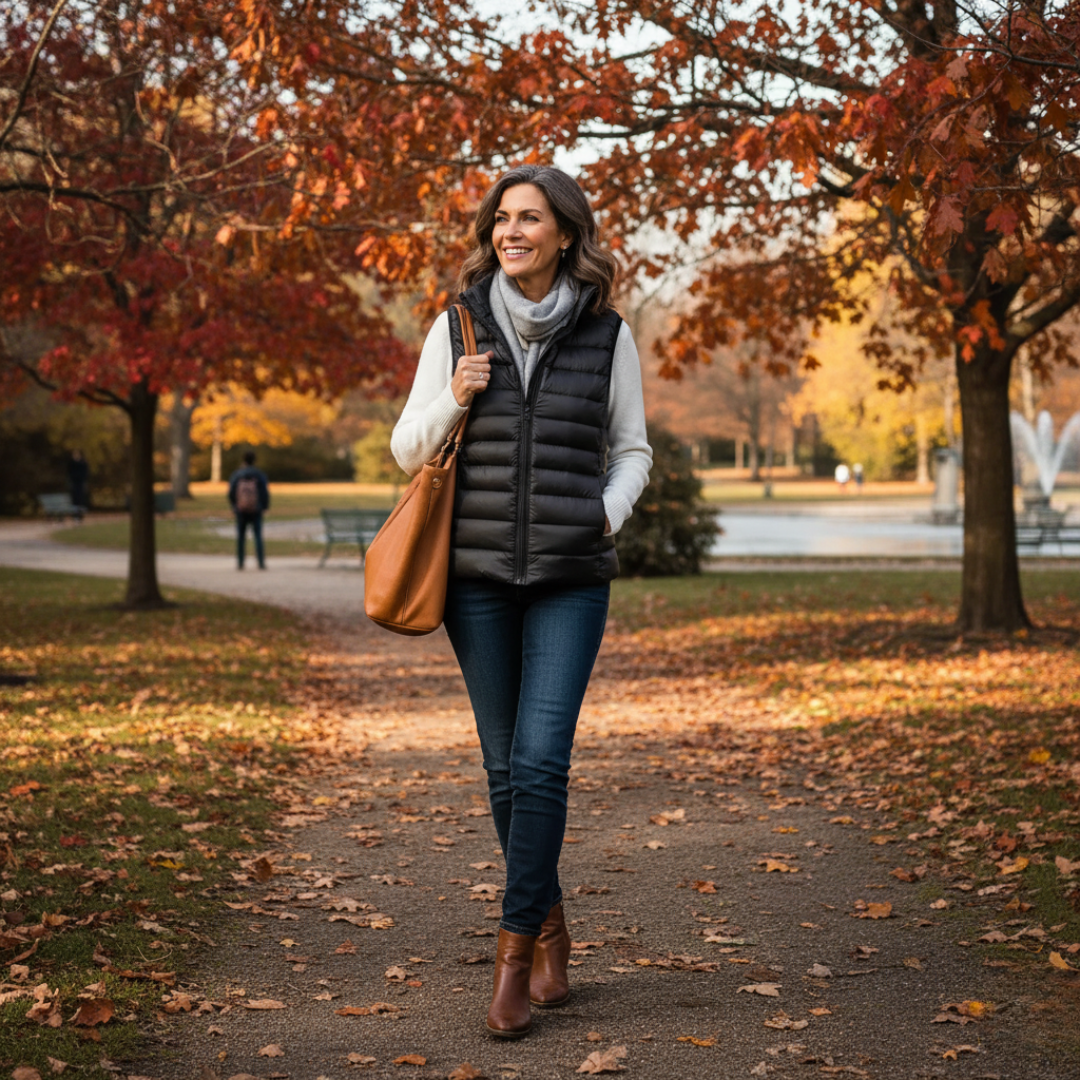 Anaïs – Gilet sans manches femme matelassé