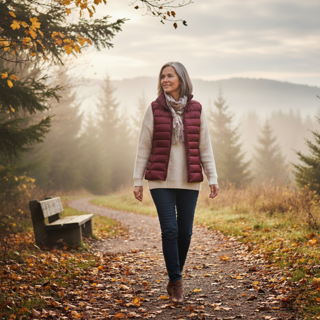 Anaïs – Gilet sans manches femme matelassé