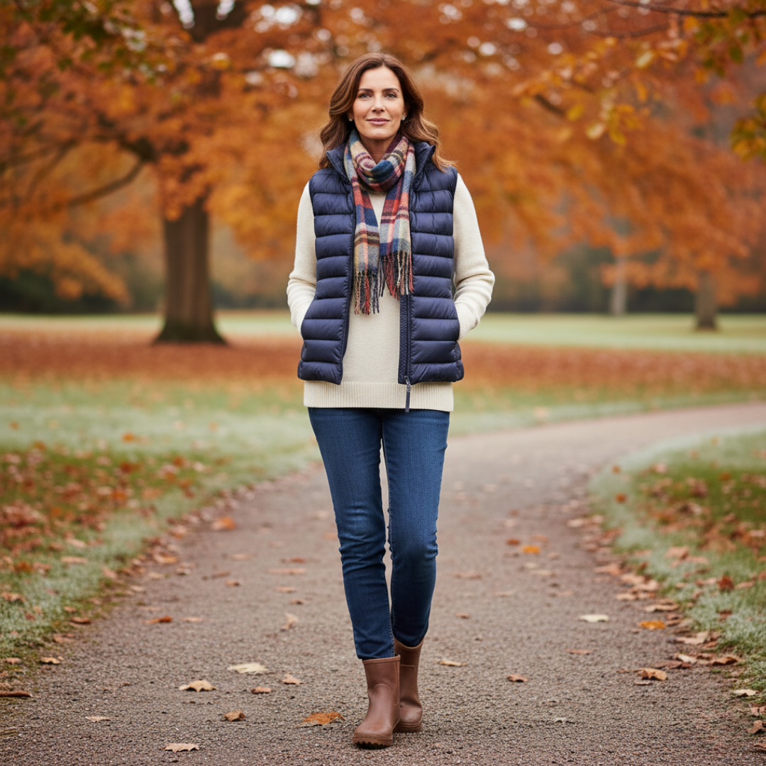 Anaïs – Gilet sans manches femme matelassé