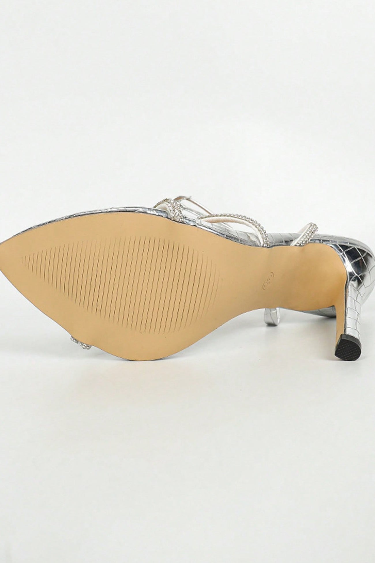 Ariane – Escarpins Pointus à Strass et Talon Haut