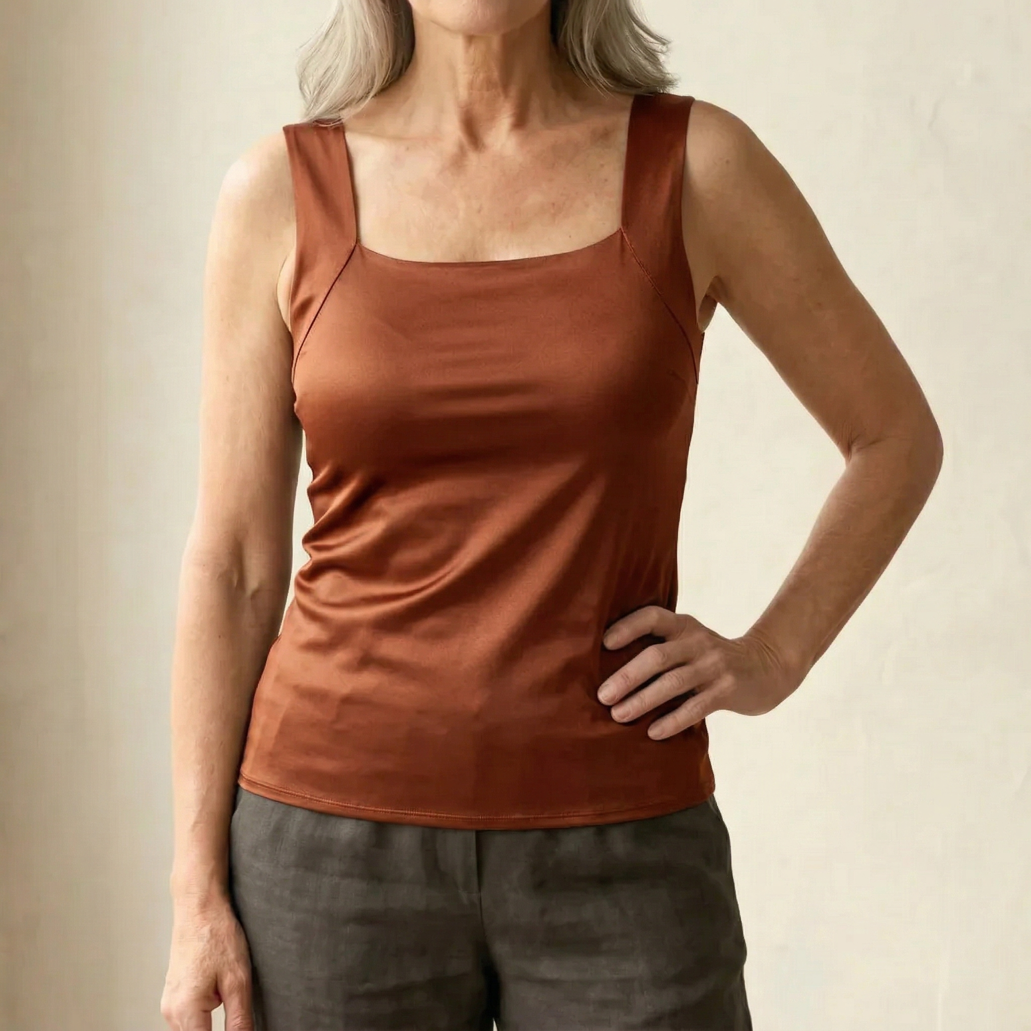Fabienne – Débardeur à soutien-gorge intégré femme