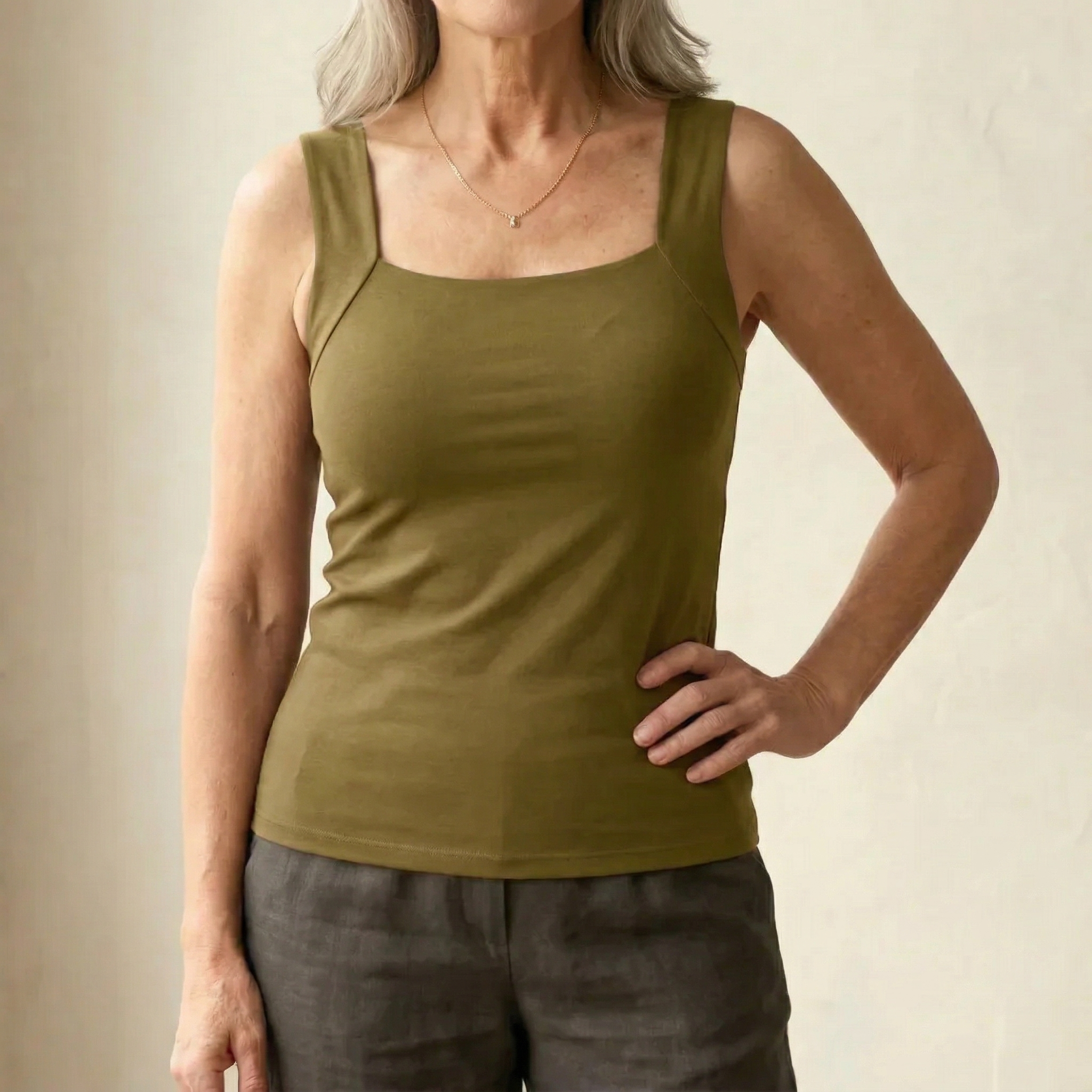 Fabienne – Débardeur à soutien-gorge intégré femme