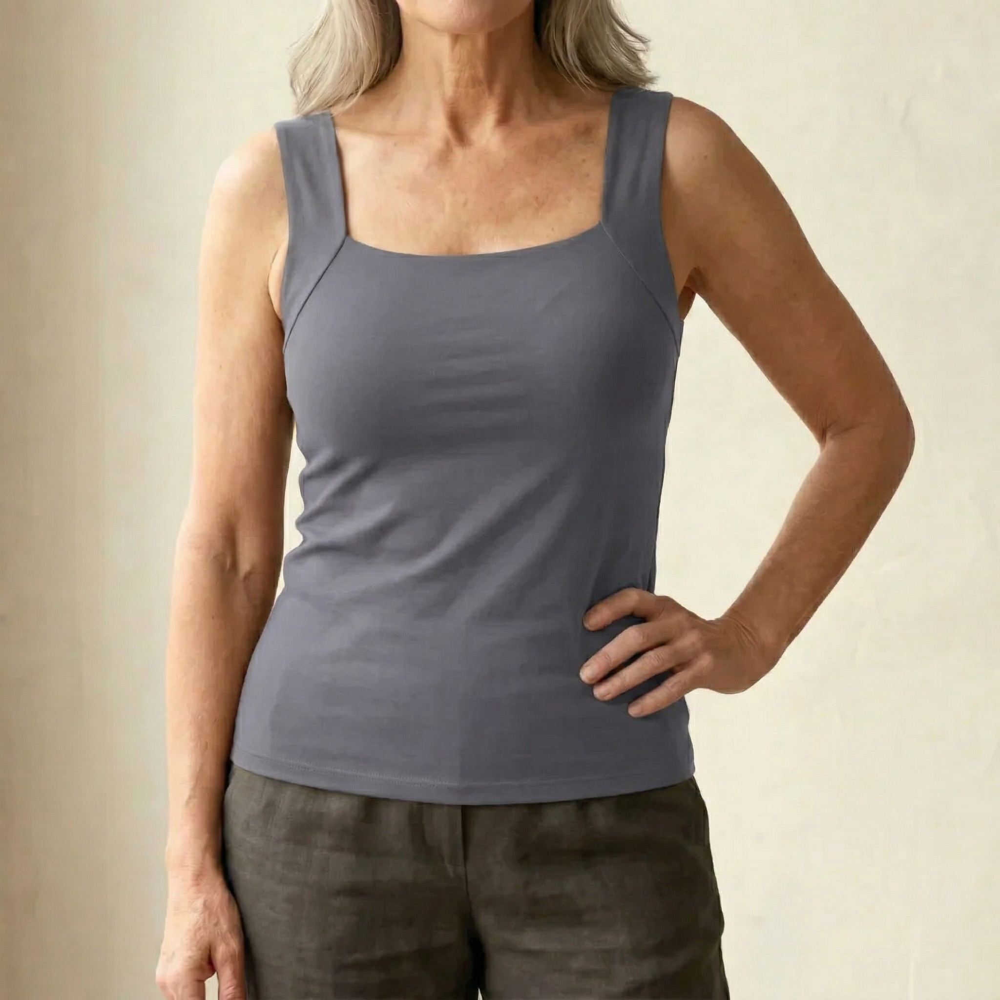 Fabienne – Débardeur à soutien-gorge intégré femme