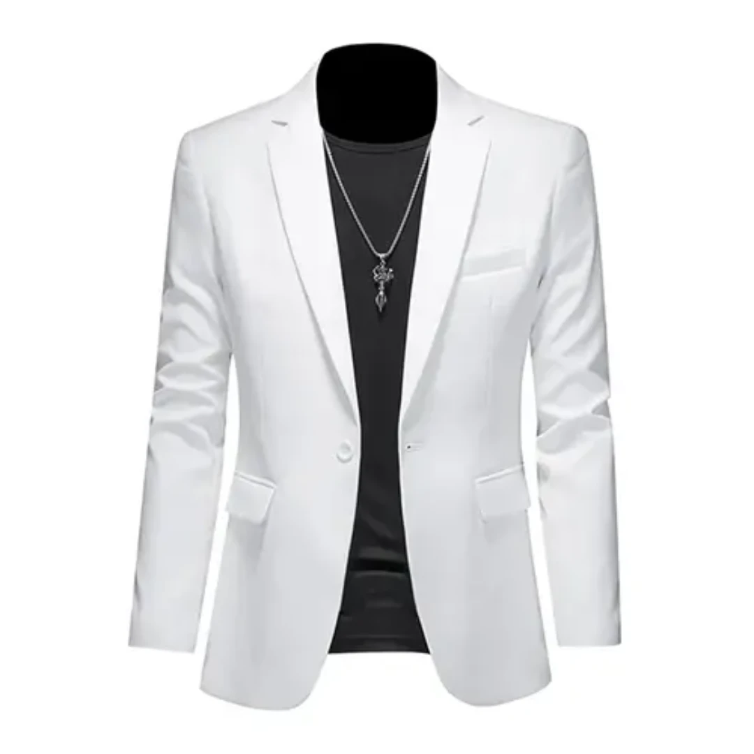Julien – Blazer classique slim fit à la coupe moderne et ajustée homme