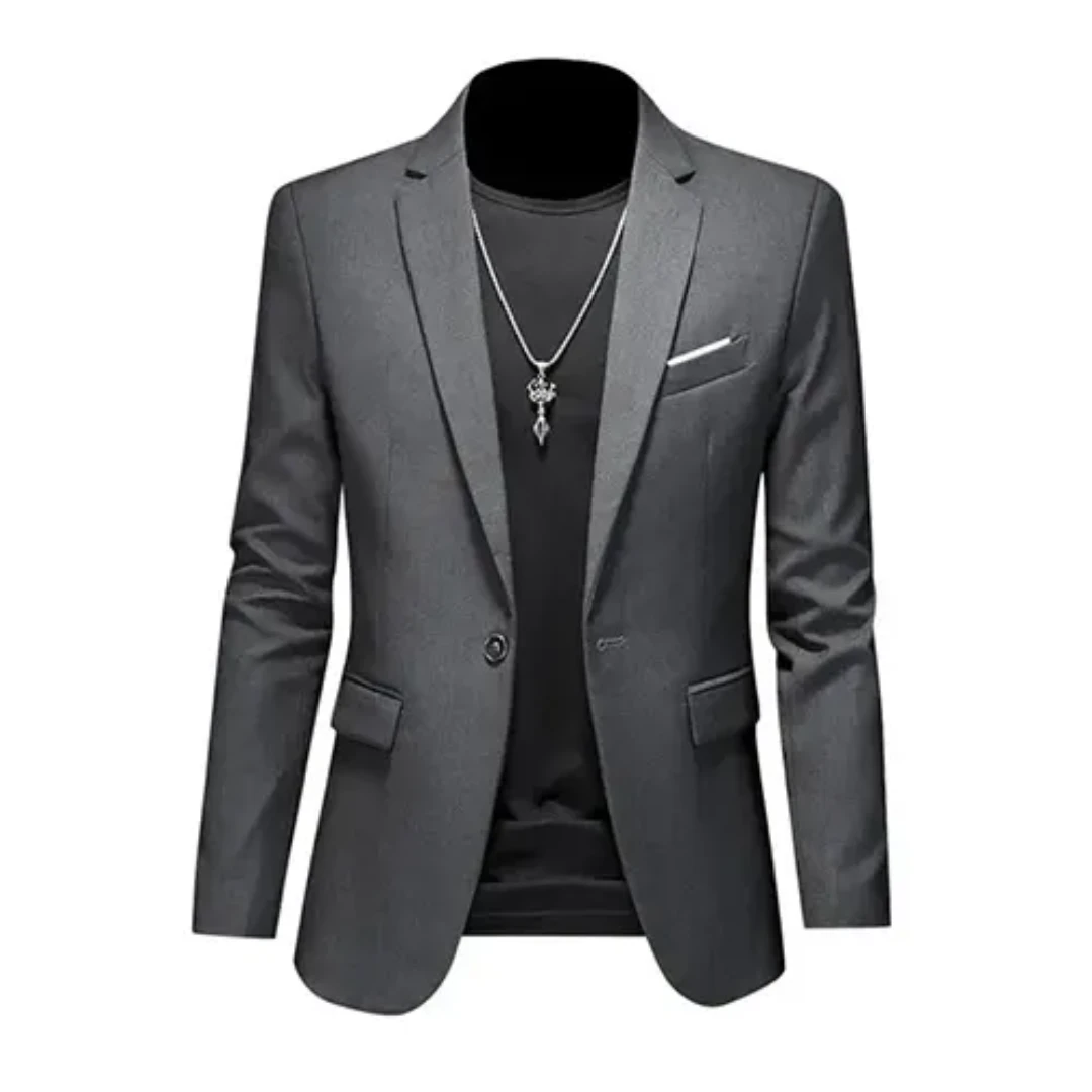Julien – Blazer classique slim fit à la coupe moderne et ajustée homme